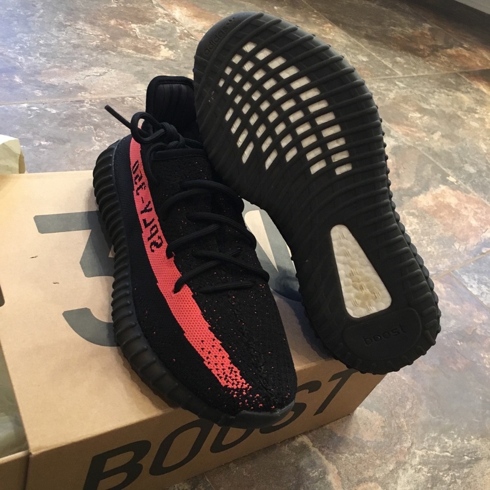 Yeezy boost 350 v2 (solar red) adidas